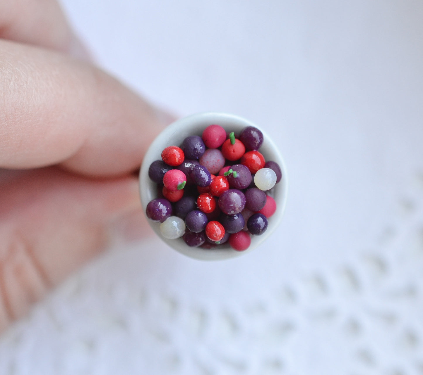 Scented Bowl of Cherries Ring - Decadent Minis