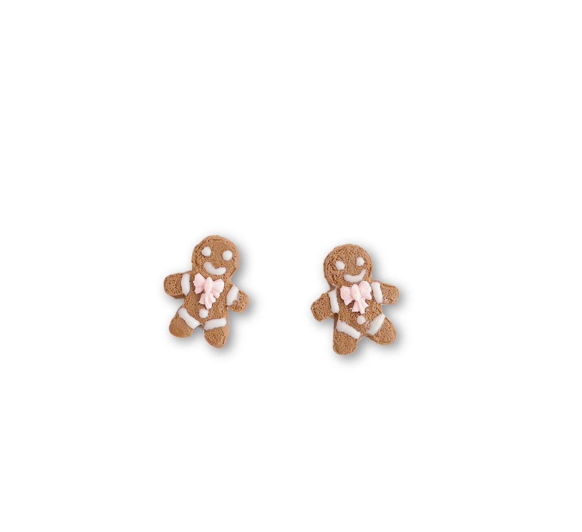 Scented Mrs. Gingerbread Stud Earrings - Decadent Minis