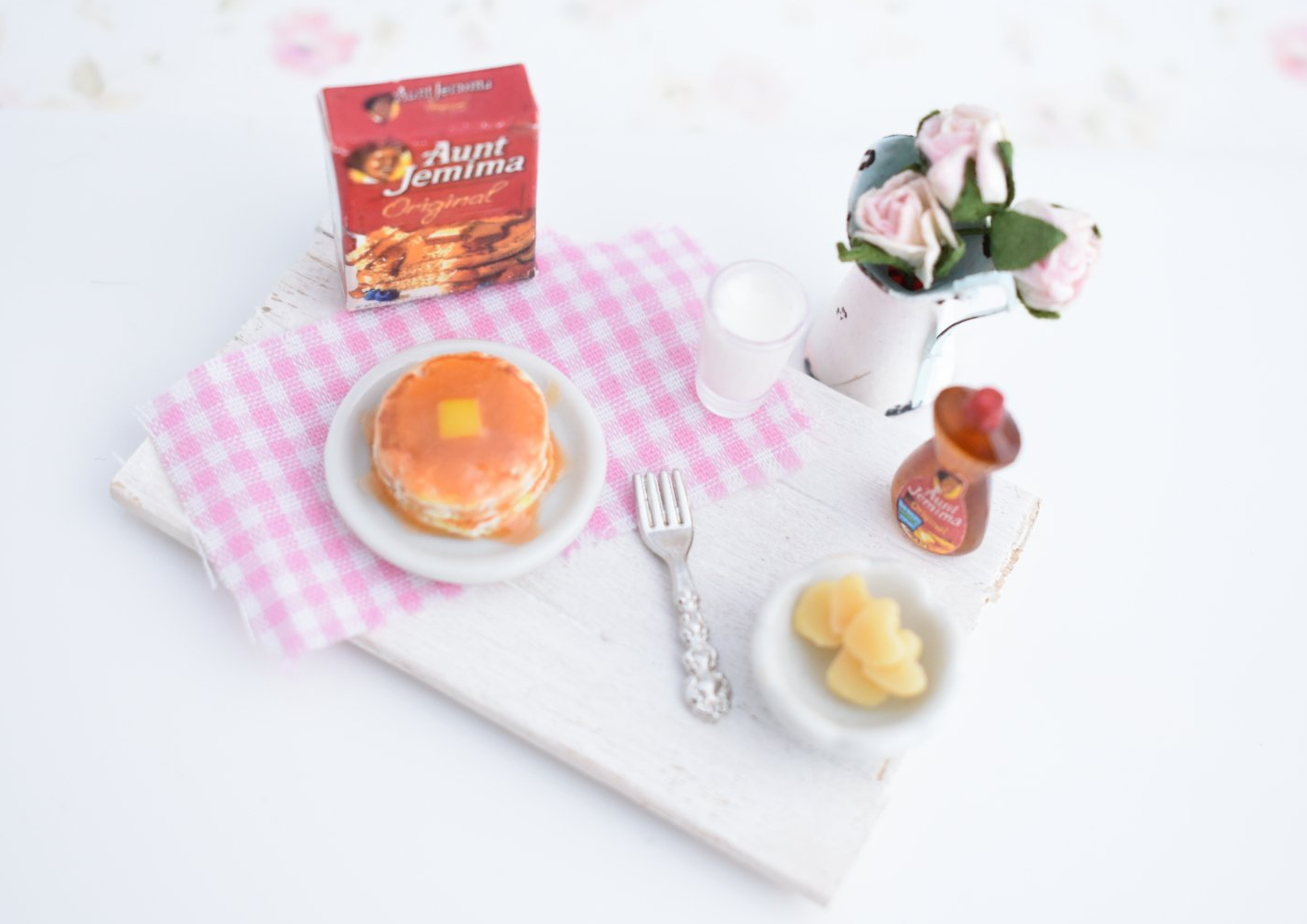 1:12 Scale Scented Miniature Pancake Set - Decadent Minis