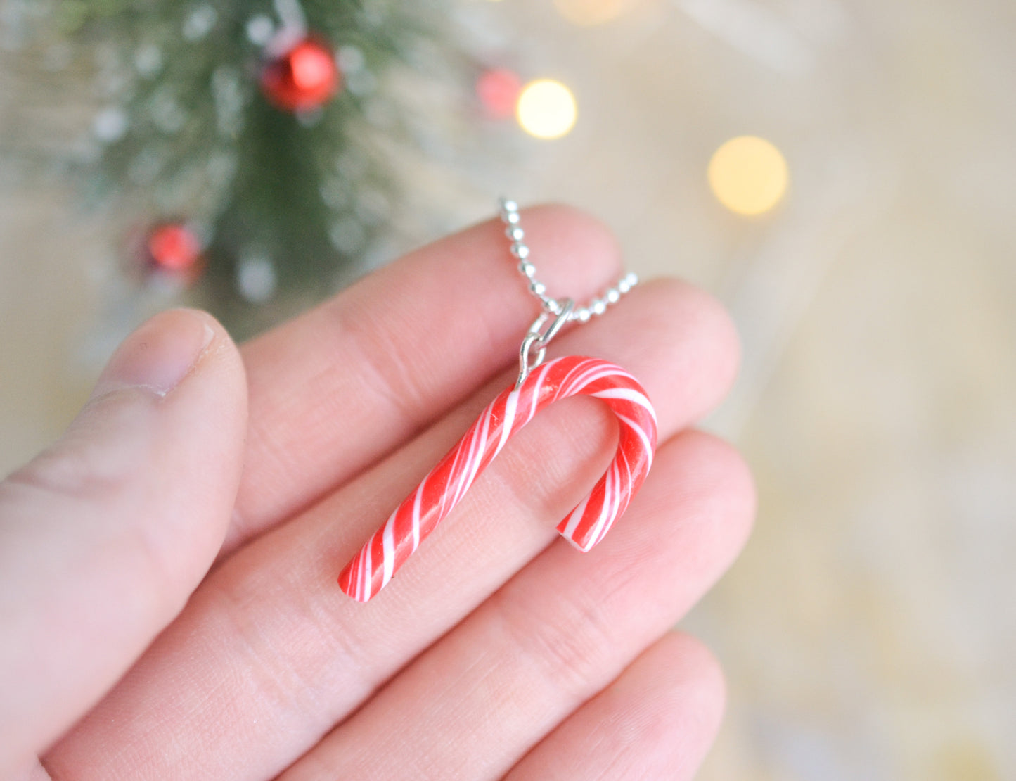 Scented Candy Cane Necklace - Decadent Minis