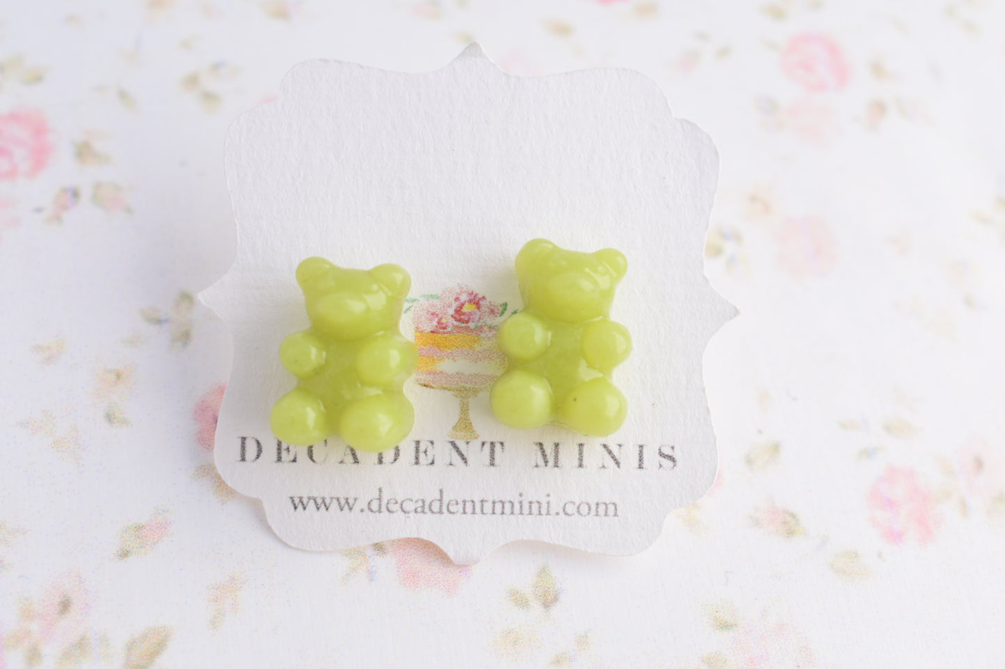 Scented Gummy Bear Earrings - Decadent Minis