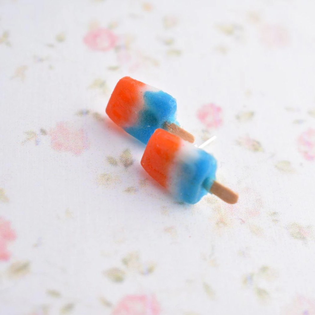 Scented Bomb Popsicle Stud Earrings - Decadent Minis