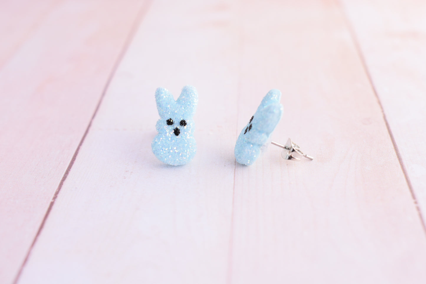 Scented Bunny Peeps Stud Earrings - Decadent Minis