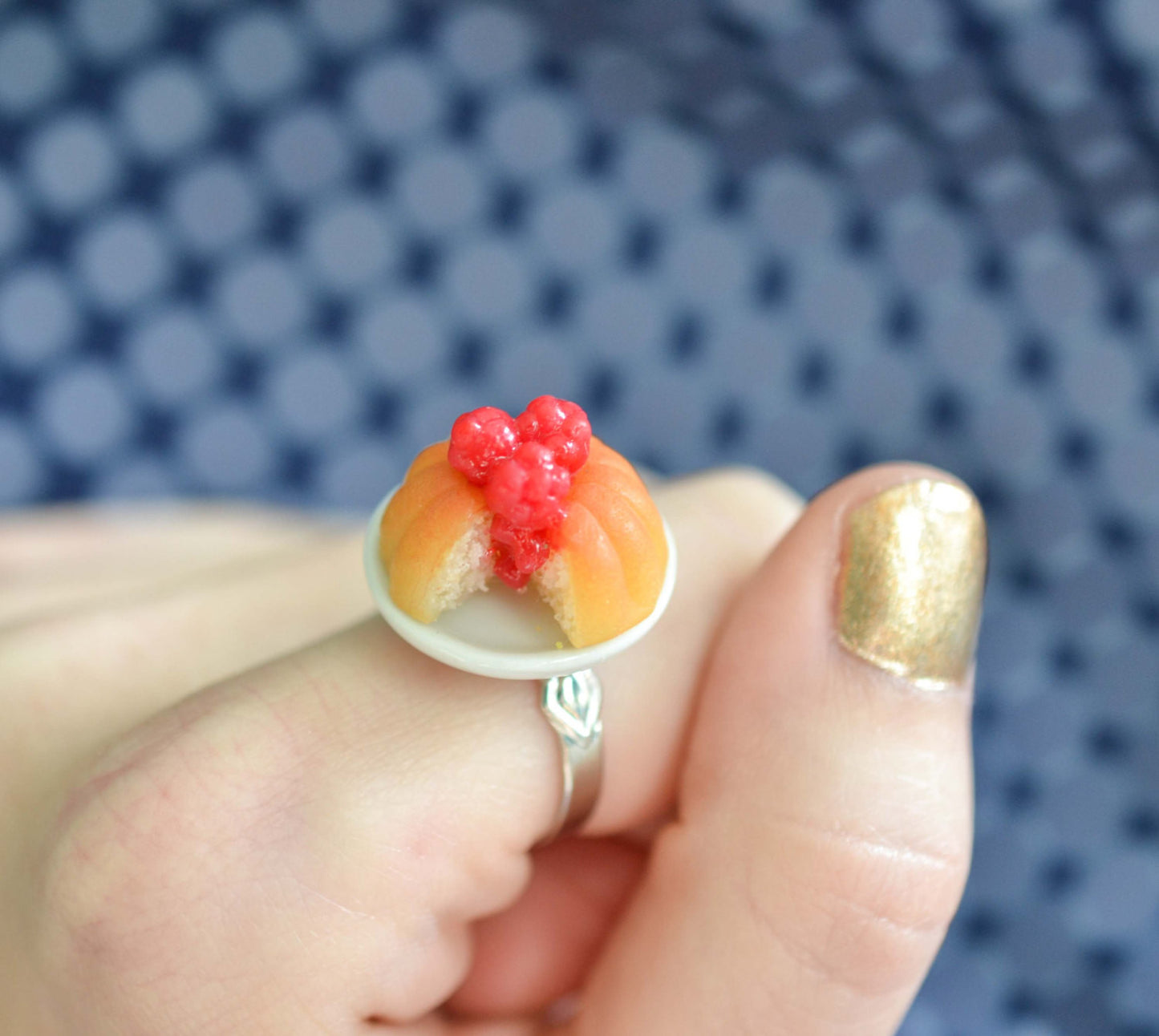 Scented Raspberry Bundt Cake Ring - Decadent Minis