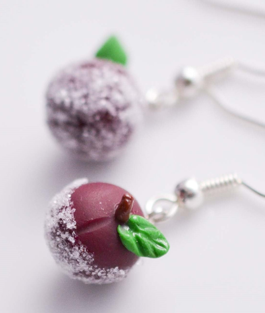 Scented Sugar Plum Earrings - Decadent Minis