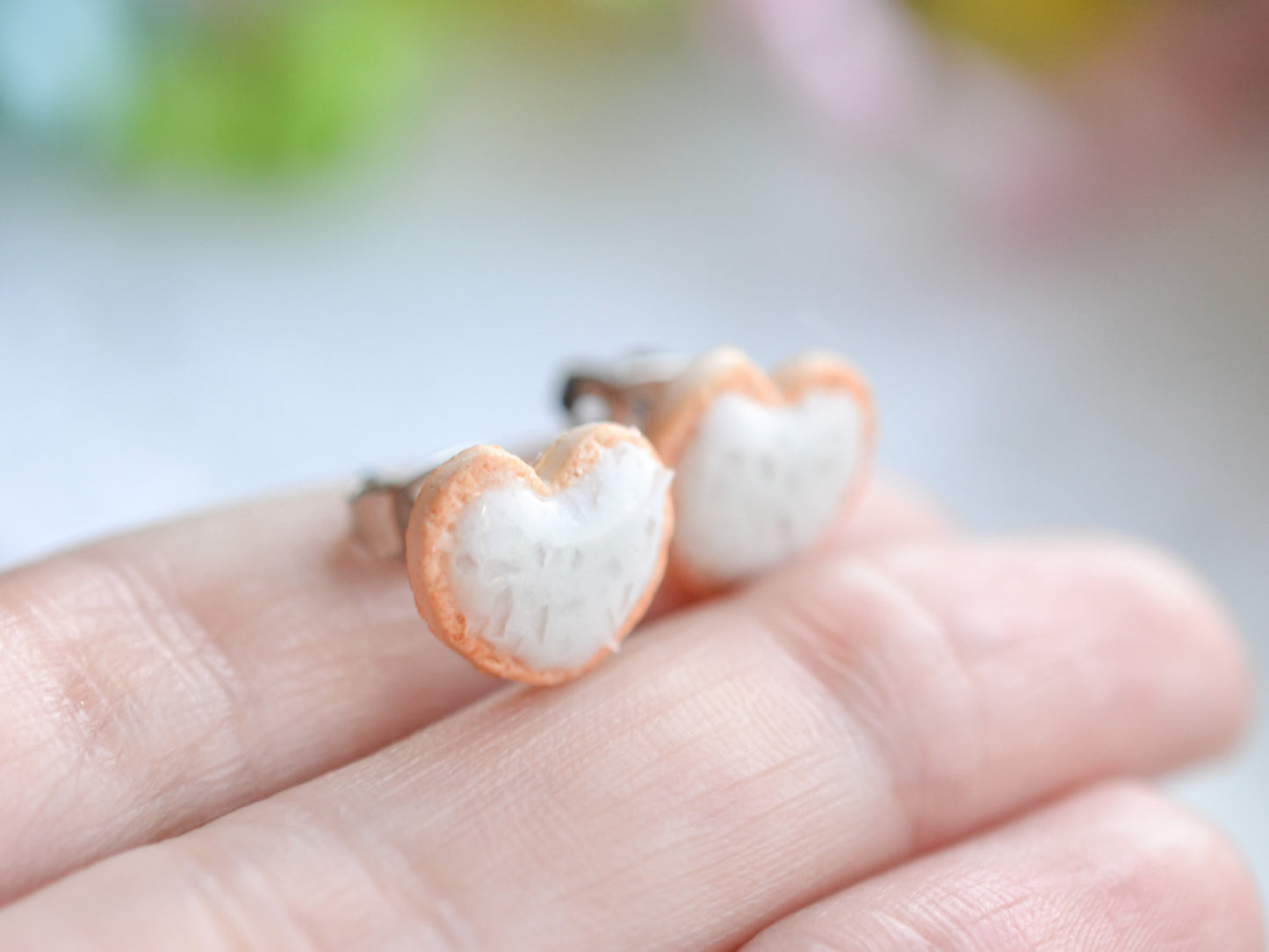 Scented Vanilla Sugar Cookie Stud Earrings - Decadent Minis