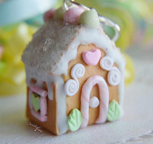 Polymer Clay Sugar Cookie House Ornament Tutorial