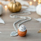 Scented Pumpkin Spice Scented Cupcake Necklace