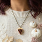 Scented Pecan Pie Charm Necklace - Decadent Minis