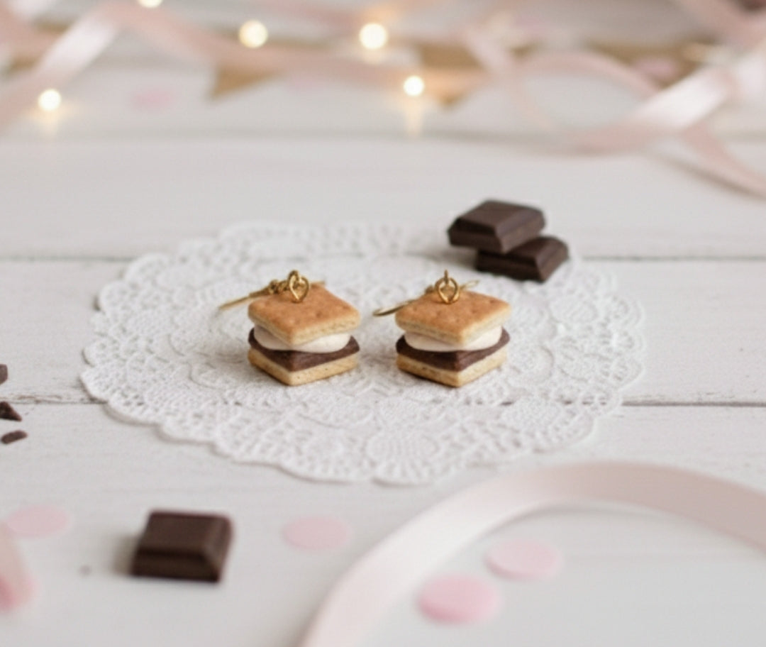 Scented S'more Earrings