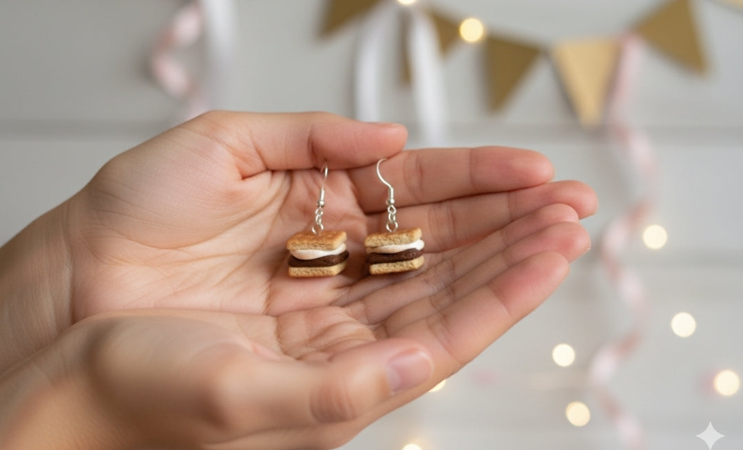 Scented S'more Earrings