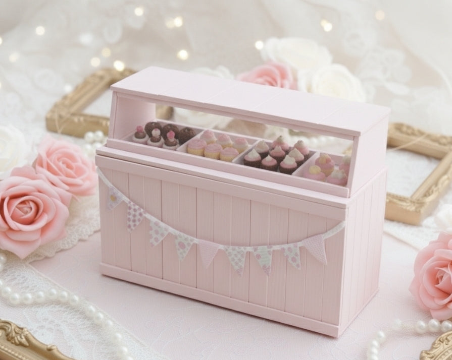 1:12 Deluxe Shabby Chic Bakery Counter With Scented Bakery Treats LAST ONE