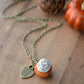Scented Pumpkin Spice Scented Cupcake Necklace