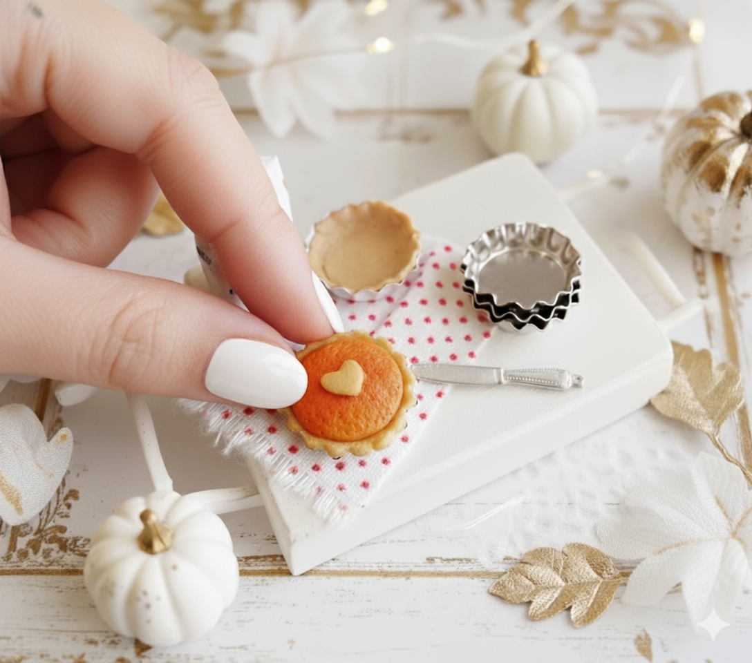 Pumpkin pie miniature 