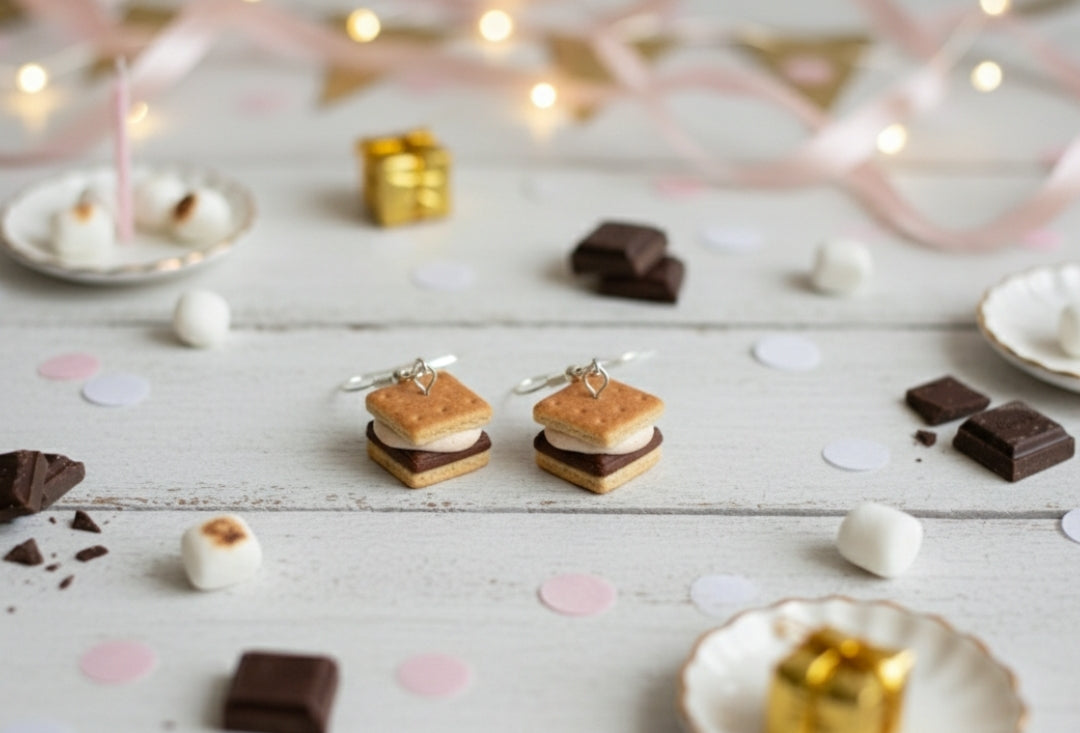 Scented S'more Earrings