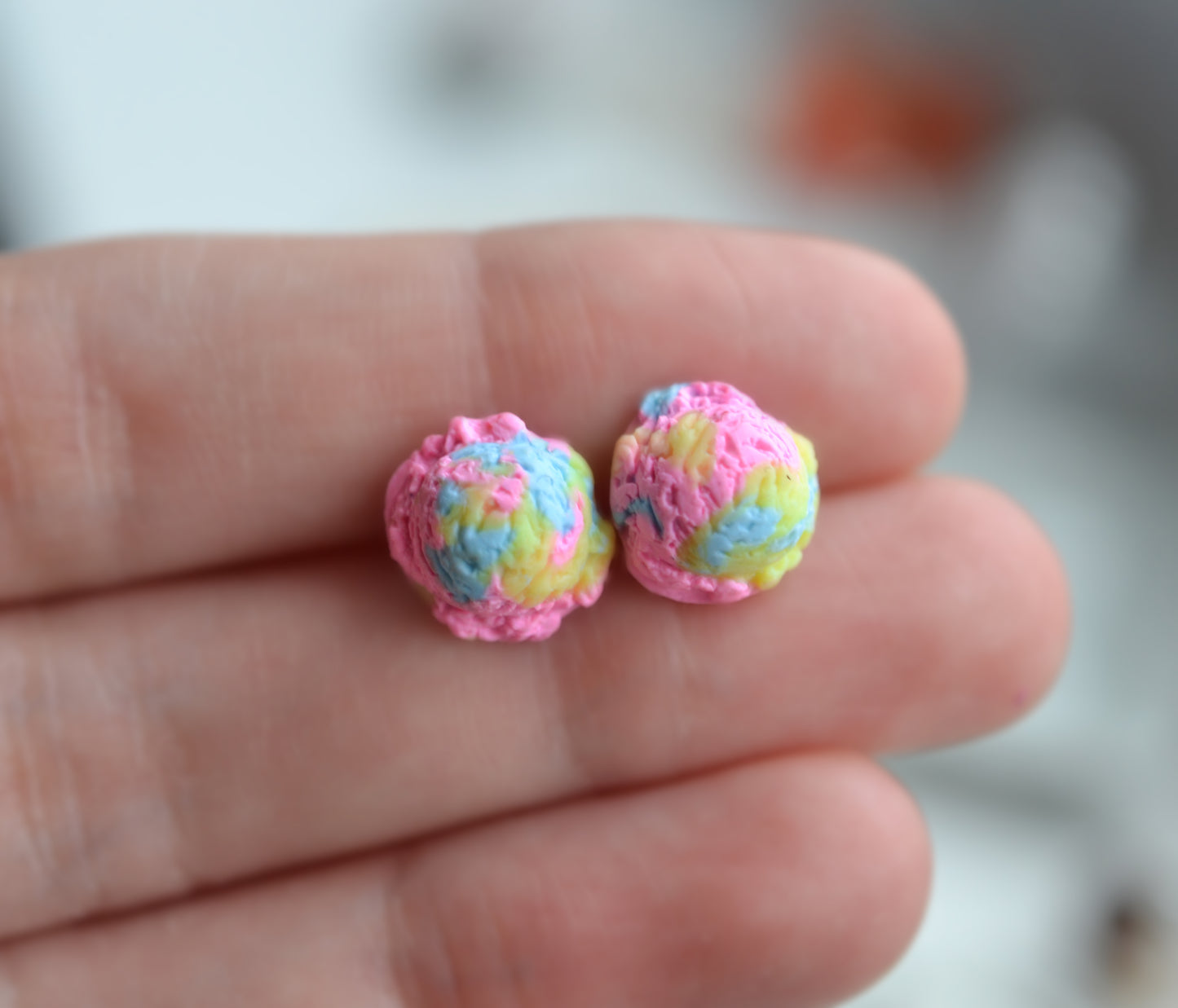 Scented Ice cream Scoop Earrings-Custom - Decadent Minis