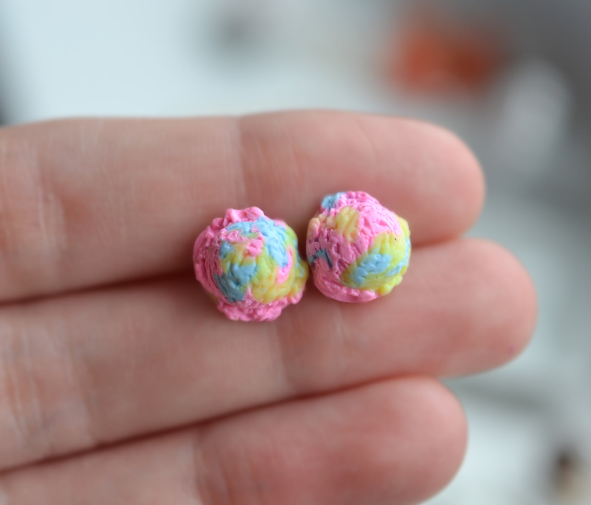 Scented Ice cream Scoop Earrings-Custom - Decadent Minis
