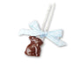 Scented Chocolate Easter Bunny Necklace Silver Plated - Decadent Minis