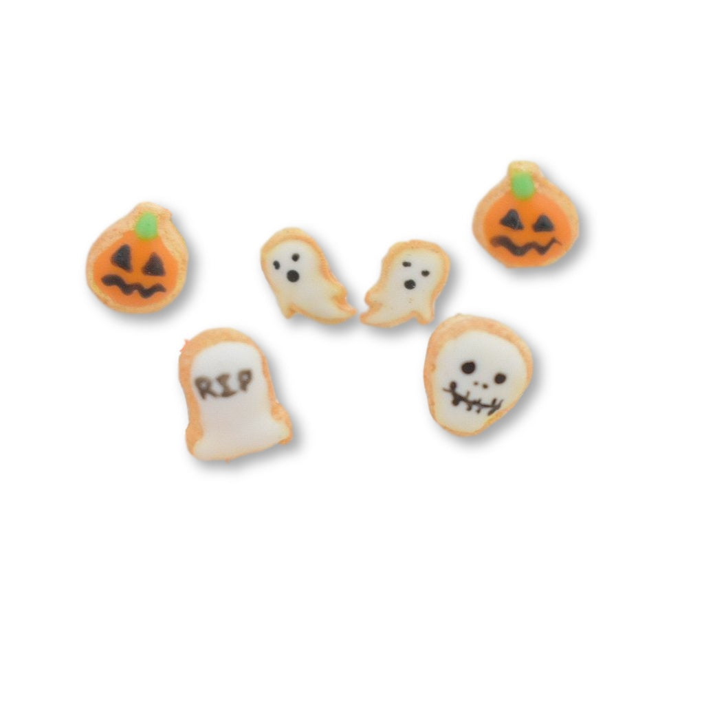 Scented Halloween Ghost Sugar Cookie Earrings - Decadent Minis