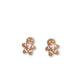 Scented Mrs. Gingerbread Stud Earrings - Decadent Minis