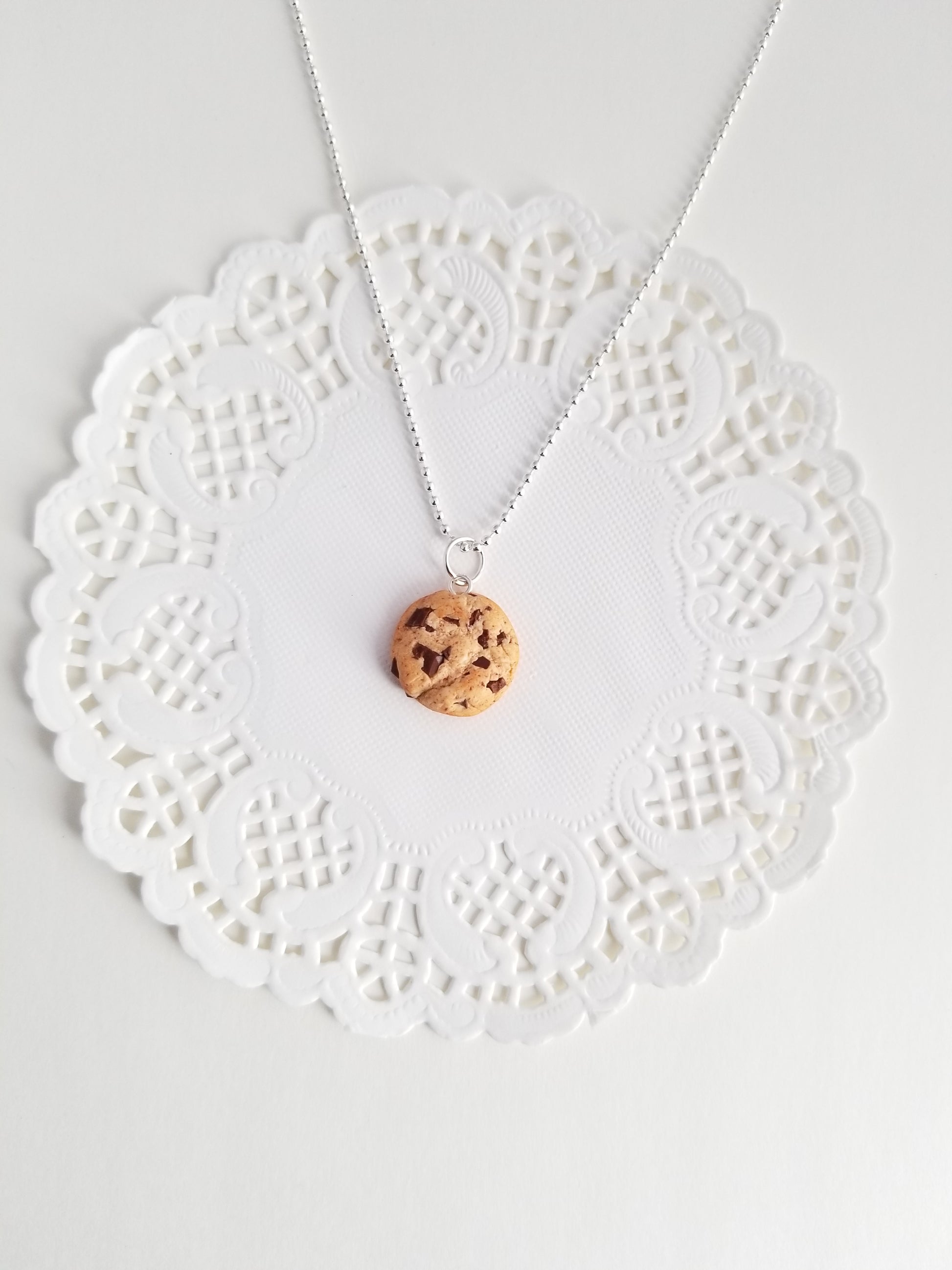 Scented Chocolate Chip Cookie Necklace - Decadent Minis