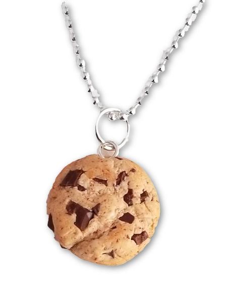 Scented Chocolate Chip Cookie Necklace - Decadent Minis