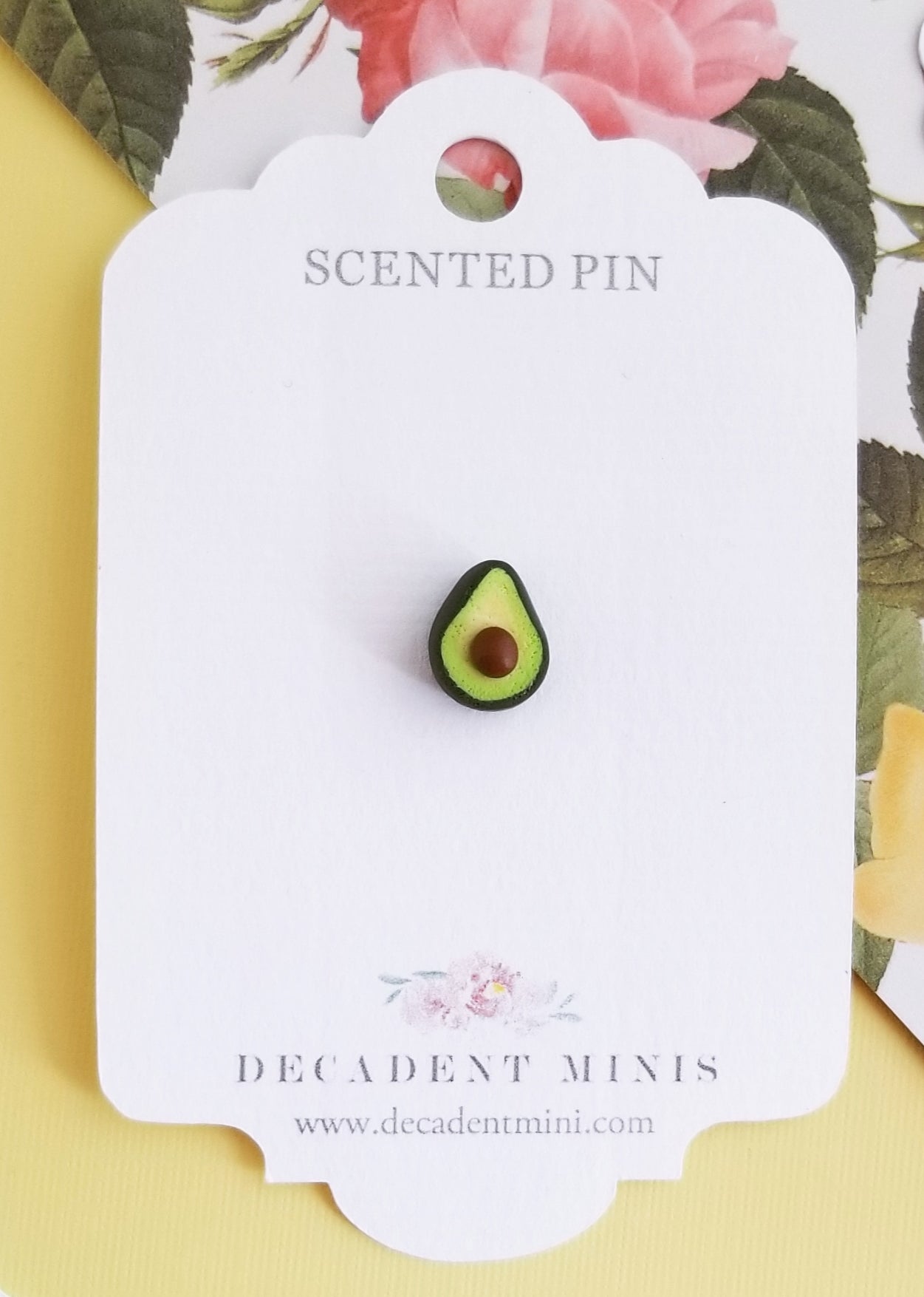 Scented Avocado Pin - Decadent Minis