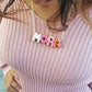 Scented Custom Name Donut Necklace - Decadent Minis