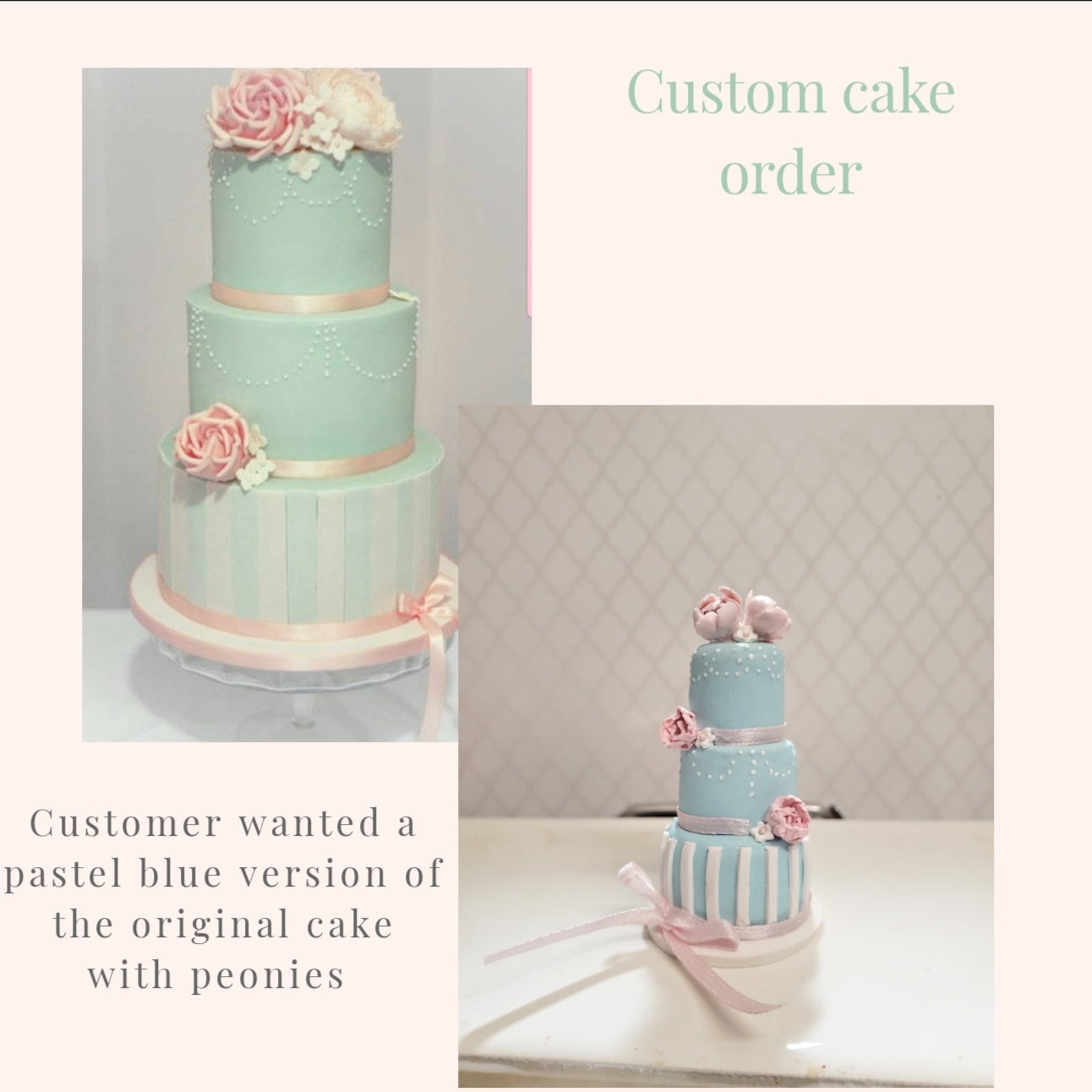 Scented Wedding Cake Replica - Custom Cake Design Service For Weddings, Heirlooms, Party Favors - Decadent Minis