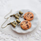 Scented Extra Chunky Chocolate Chip Cookie Earrings-Vintage - Decadent Minis