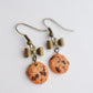 Scented Extra Chunky Chocolate Chip Cookie Earrings-Vintage - Decadent Minis