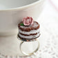 Shabby Chic Naked Cake Ring - Chocolate - Decadent Minis