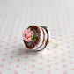 Shabby Chic Naked Cake Ring - Chocolate - Decadent Minis