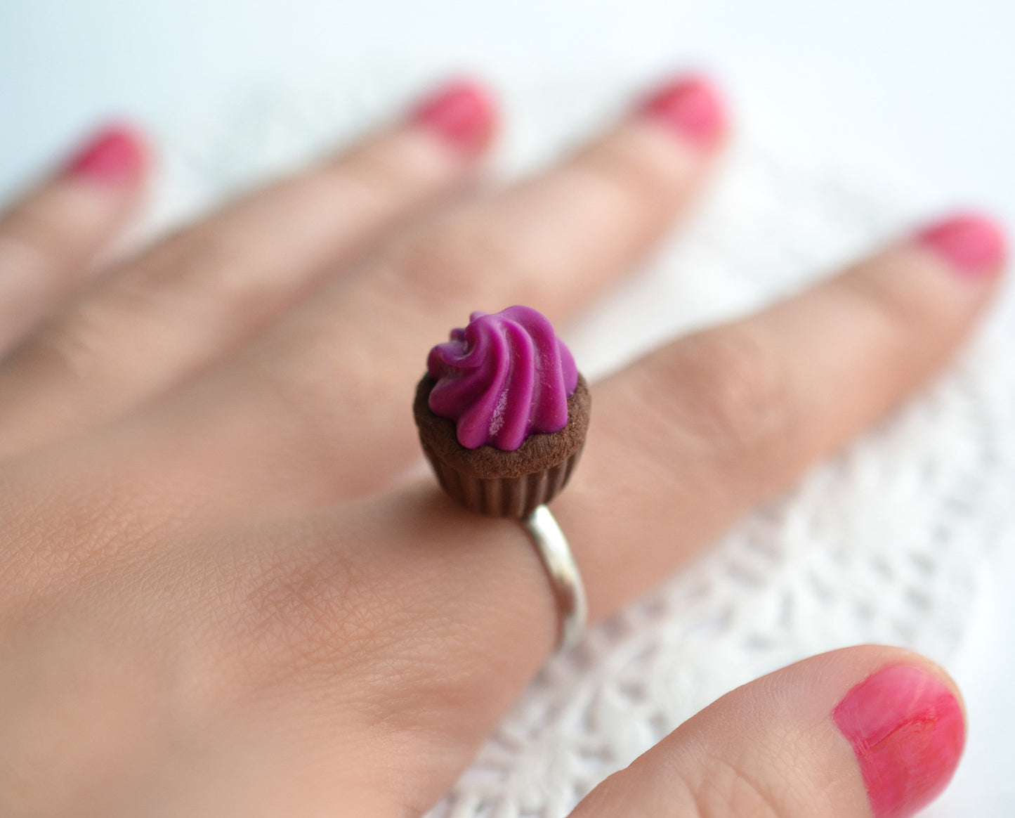 Cupcake Ring Grape Scented - Decadent Minis