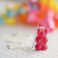 Scented Gummy Bear Necklace-Sterling Silver - Decadent Minis