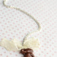 Scented Chocolate Easter Bunny Necklace Silver Plated - Decadent Minis