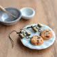 Scented Extra Chunky Chocolate Chip Cookie Earrings-Vintage - Decadent Minis