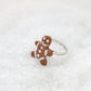 Scented Gingerbread Man Ring - Decadent Minis