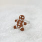 Scented Gingerbread Man Ring - Decadent Minis