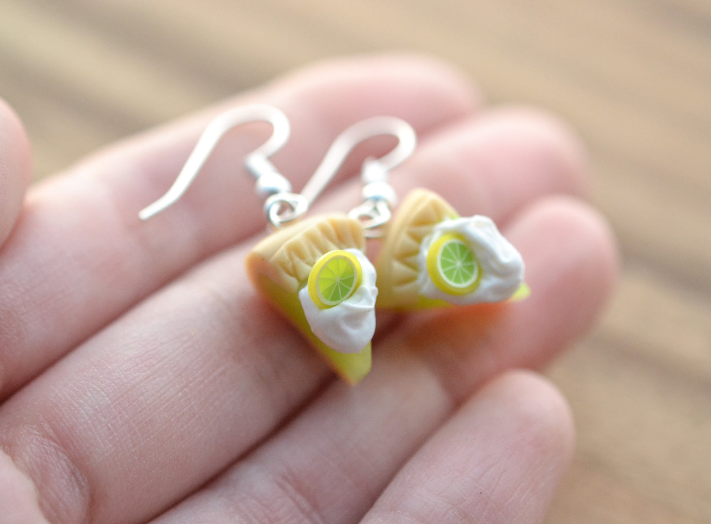 Scented Key Lime Pie Earrings - Decadent Minis
