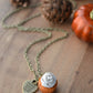 Pumpkin Spice Scented Cupcake Necklace - Decadent Minis