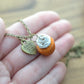 Pumpkin Spice Scented Cupcake Necklace - Decadent Minis