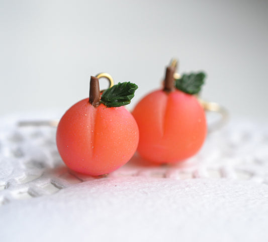 Scented Georgia Peach Earrings - Decadent Minis