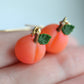 Scented Georgia Peach Earrings - Decadent Minis