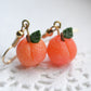 Scented Sugar Coated Georgia Peach Earrings - Decadent Minis