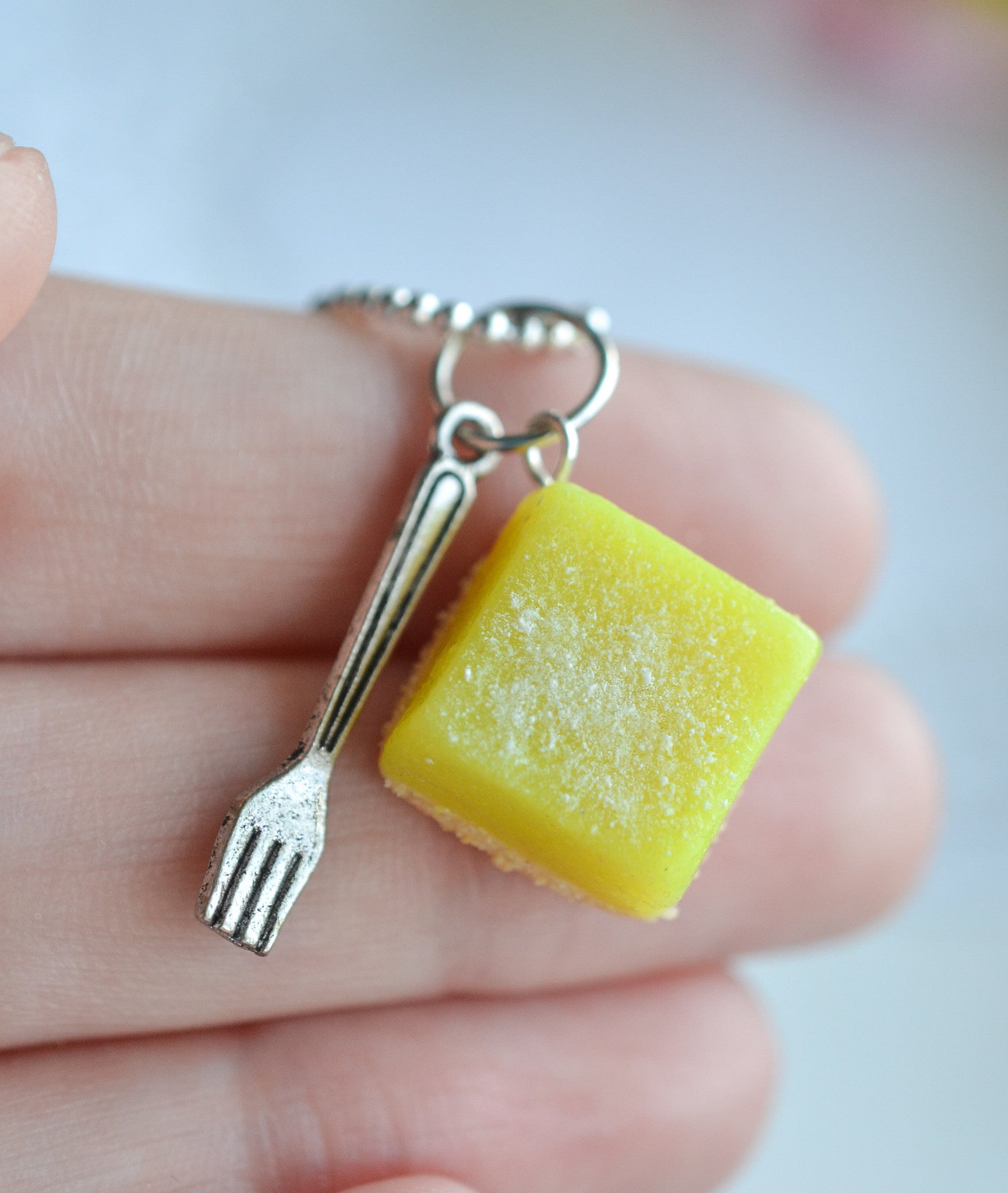 Scented Lemon Bar Necklace - Decadent Minis