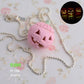 Scented Glow In The Dark Jack O' Lantern Necklace-PINK - Decadent Minis