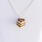 Scented Chocolate Birthday Cake Necklace - Decadent Minis