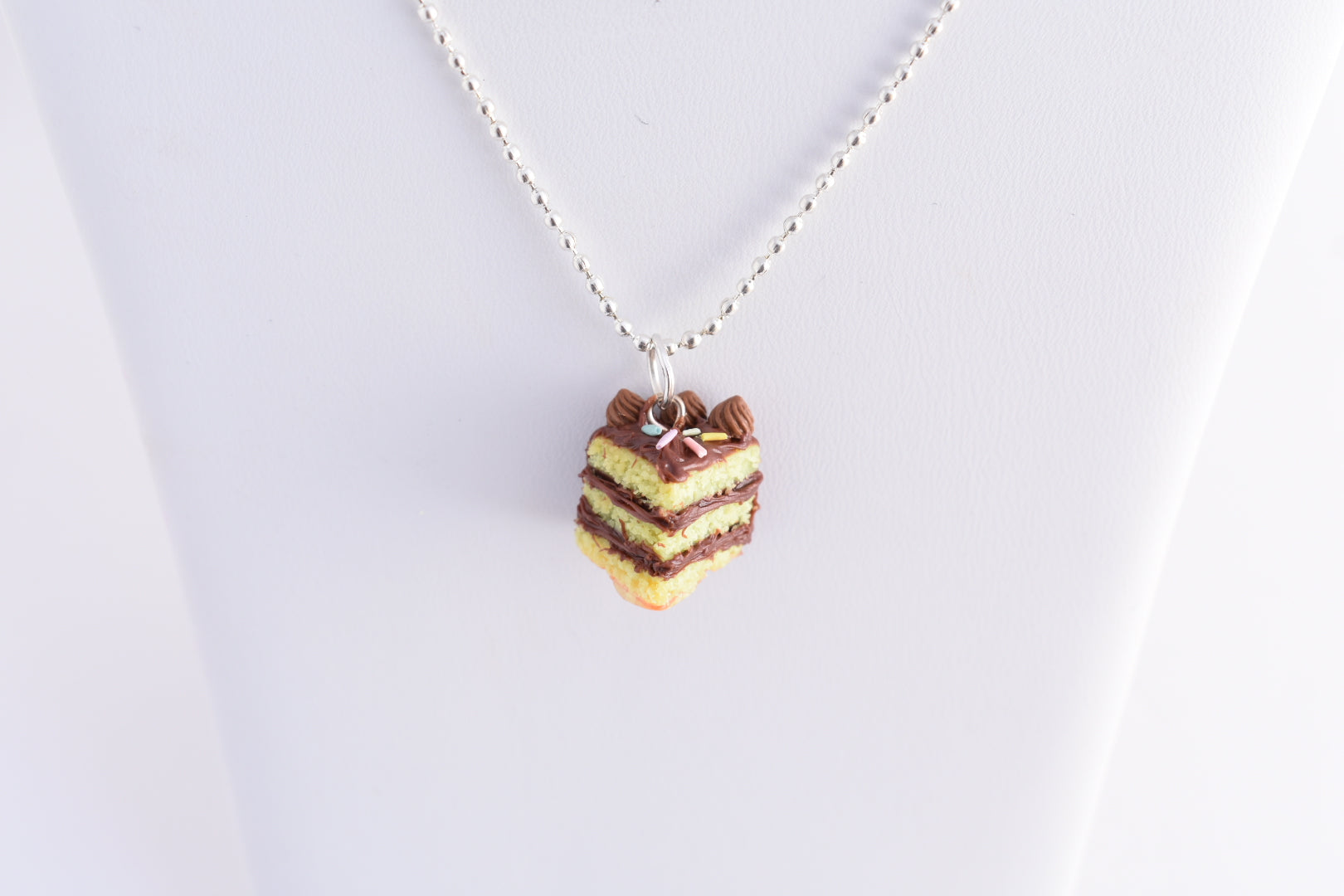 Scented Chocolate Birthday Cake Necklace - Decadent Minis