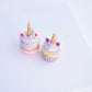 Scented BFF Unicorn Cupcake Charm set - Decadent Minis